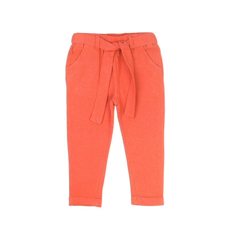 FICCUS - Pantalón Bebé Niña Energy Naranjo