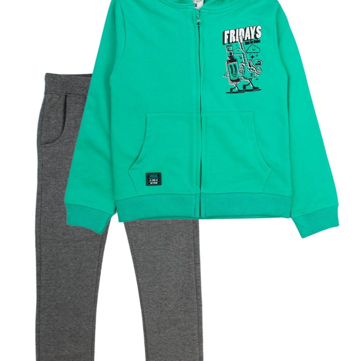 FICCUS - Buzo Kids Niño Day To Day Verde