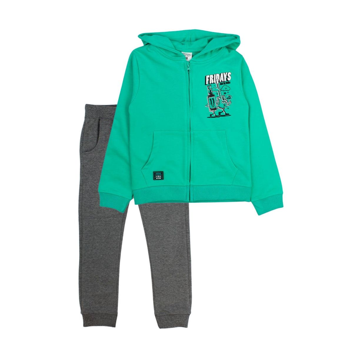 FICCUS - Buzo Kids Niño Day To Day Verde