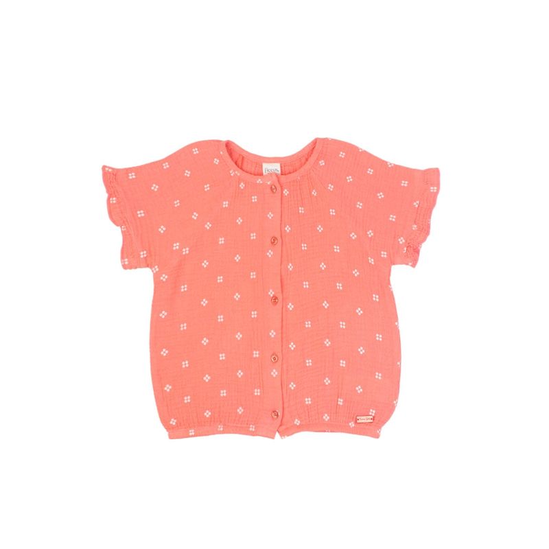 FICCUS - Blusa Kids Niña Energy Coral
