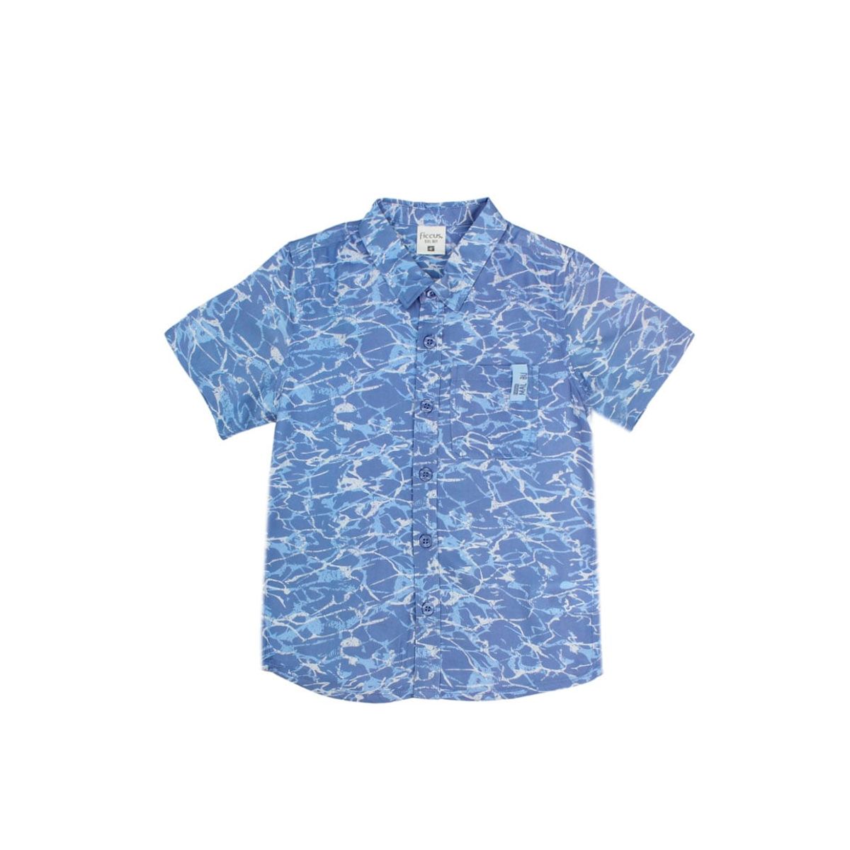 FICCUS - Camisa Kids Niño Malibu Celeste