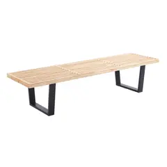 PANDALINO - Banqueta Baena - Madera Fresno, Diseño Elegante