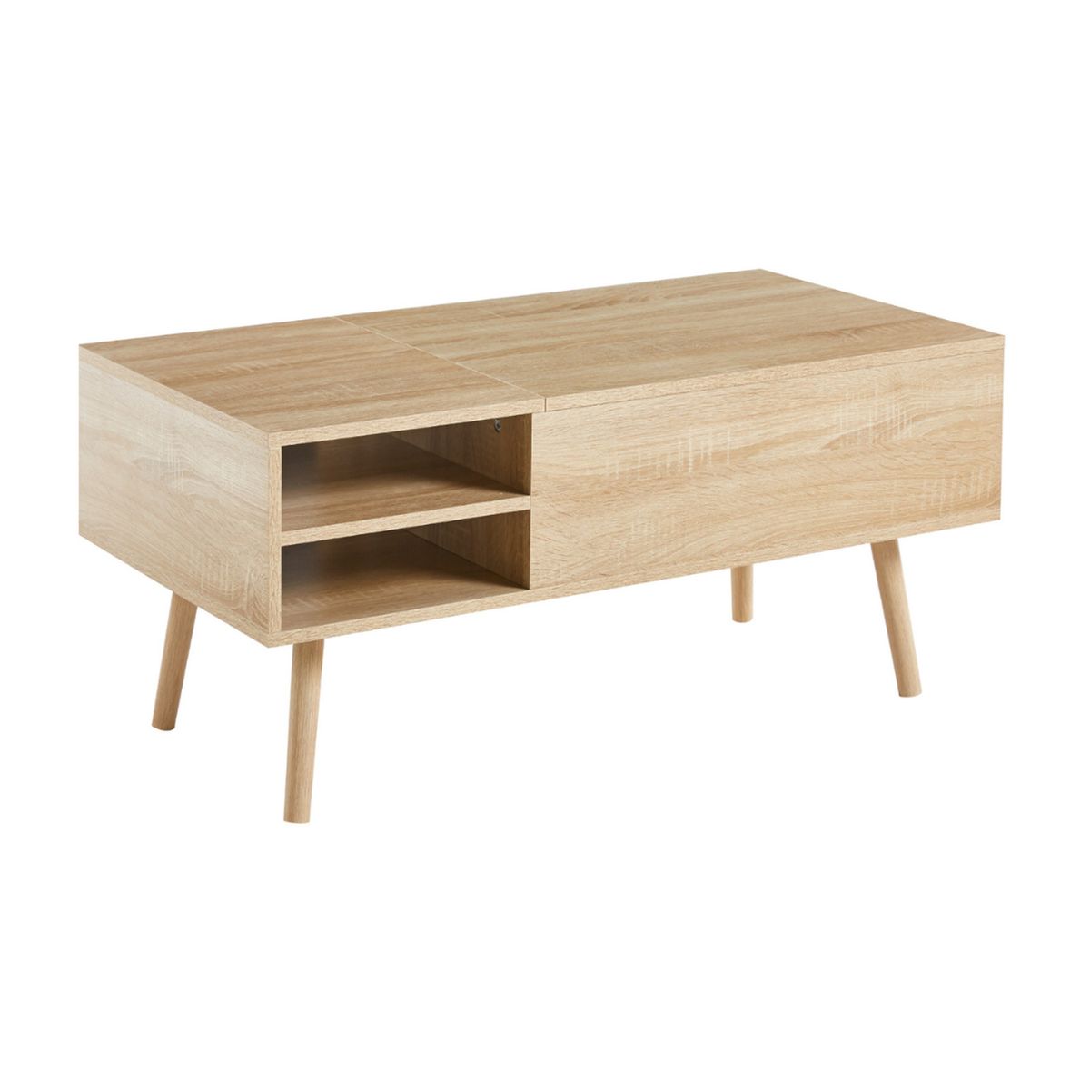 PANDALINO - Mesa de Centro Elevable Darcy - Multifuncional y Moderna