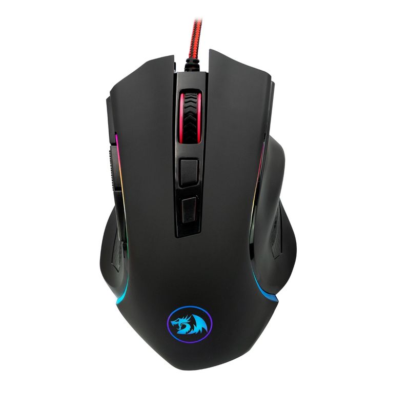 REDRAGON - MOUSE GAMER GRIFFIN M607 RGB 7200 DPI NEGRO REDRAGON