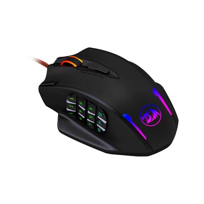 Imagen 2 del producto MOUSE GAMER IMPACT M908 RGB 12400 DPI NEGRO
