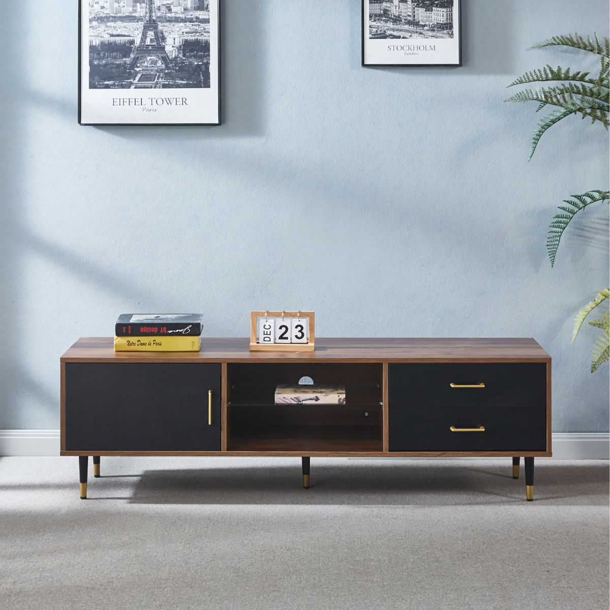 PANDALINO - Rack Moscú , Soporte de TV / 58 pulgadas