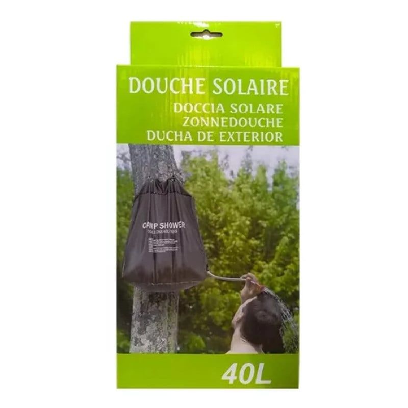 ANGELES DEL HOGAR - Ducha Solar 40 Litros De Camping Bolsa De Agua