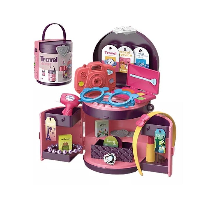 ANGELES DEL HOGAR - Maleta Juguete  Set De Viaje  Niña Bolso