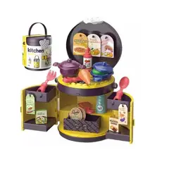 ANGELES DEL HOGAR - Cocina de Juguete Para Niños Juego de Alimentacion