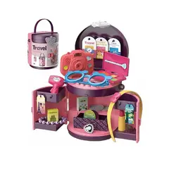 ANGELES DEL HOGAR - Maleta Juguete Set De Viaje Niña Bolso