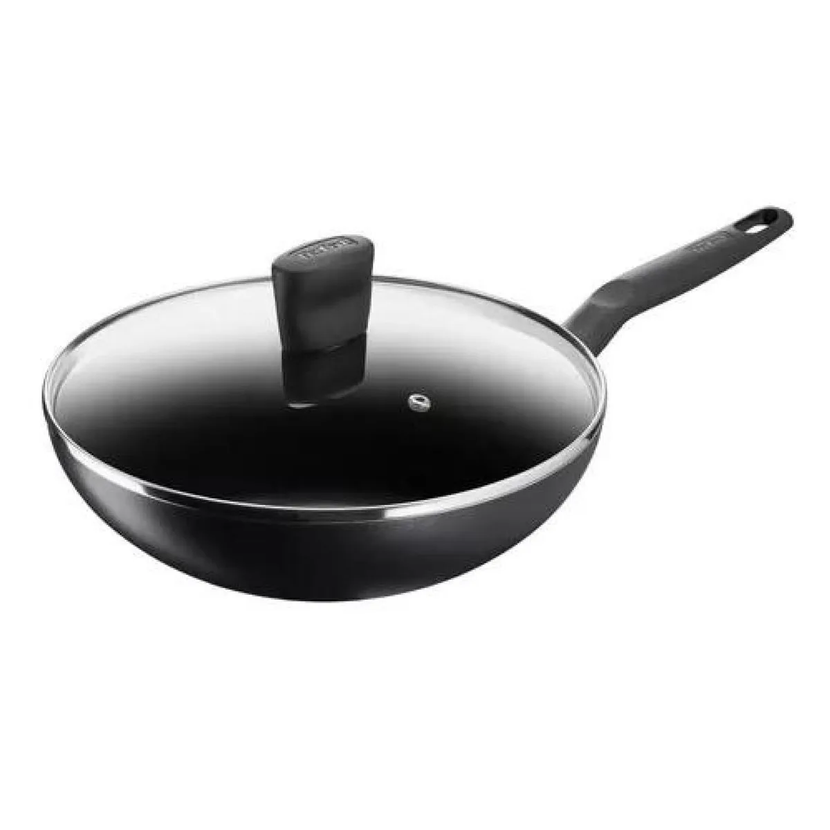 GENERICO - Wok 28 Cm + Tapa Super Cook Color Negro