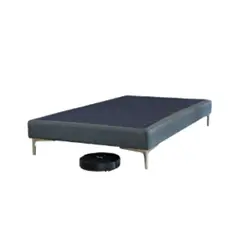 BLOCCARE - Base Cama 1P Box 13 / Patas Metalicas 15 / Largo 190 cm (C/Refuerzo)