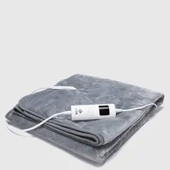 ZAHR - MANTA ELECTRICA FLEECE GRIS 152 X 127 CM
