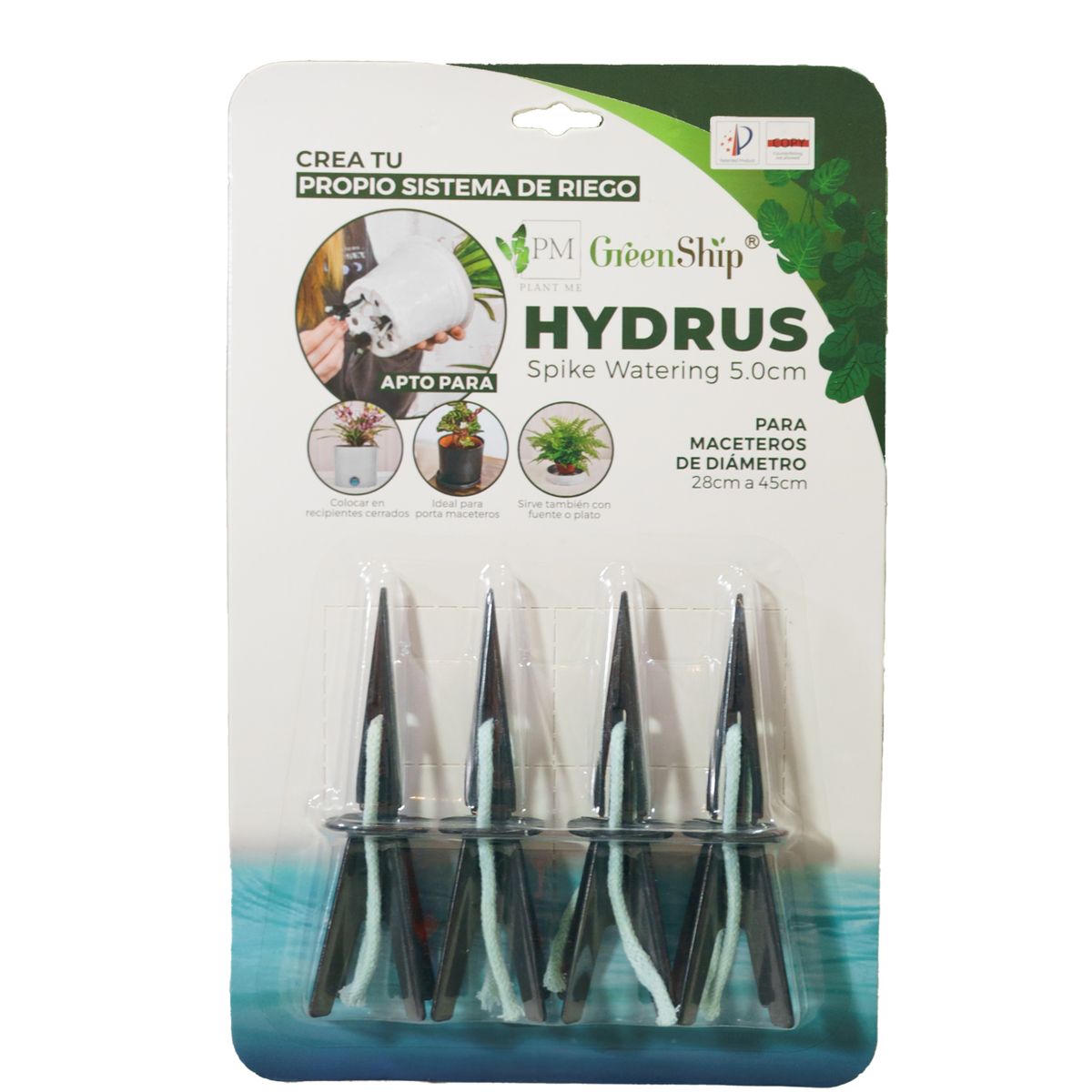 PLANT ME - Estaca de Autorriego Sistema Autorregante Hydrus 5.0 4PCS