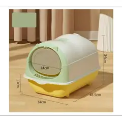 GENERICO - Caja De Arena Para Gatos Con Pala Y Elemento Filtrante