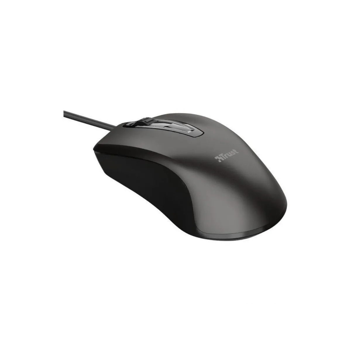 TRUST - Mouse Carve Óptico Negro con Cable
