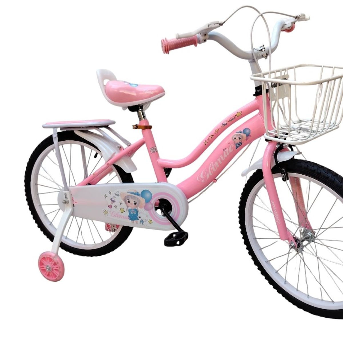 GENERICO - Bicicleta ARO 20 de 6 a 9 años aprox. Color Rosado