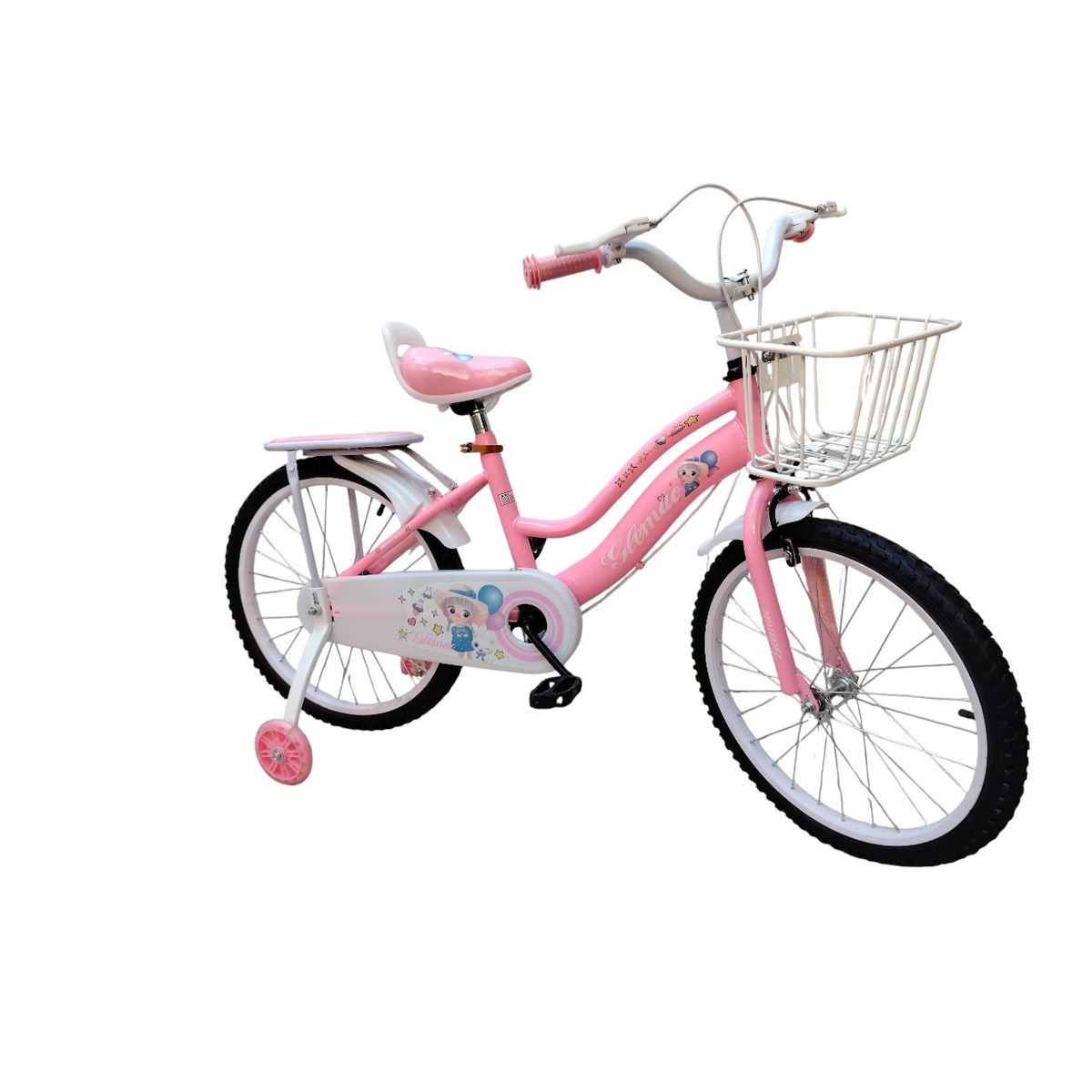 GENERICO - Bicicleta ARO 20 de 6 a 9 años aprox. Color Rosado