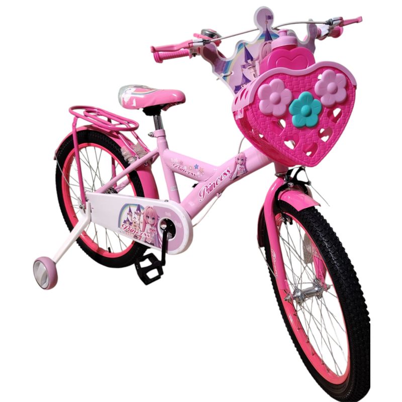 GENERICO - Bicicleta ARO 20 de 6 a 9 años aprox. Color Rosado