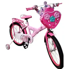 GENERICO - Bicicleta ARO 20 de 6 a 9 años aprox. Color Rosado