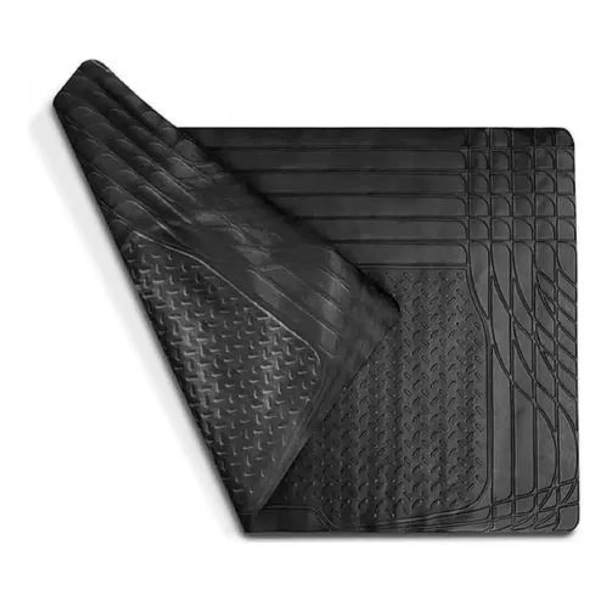 GENERICO - Alfombra cubre maletero de goma para autos y SUV, universal, color negro