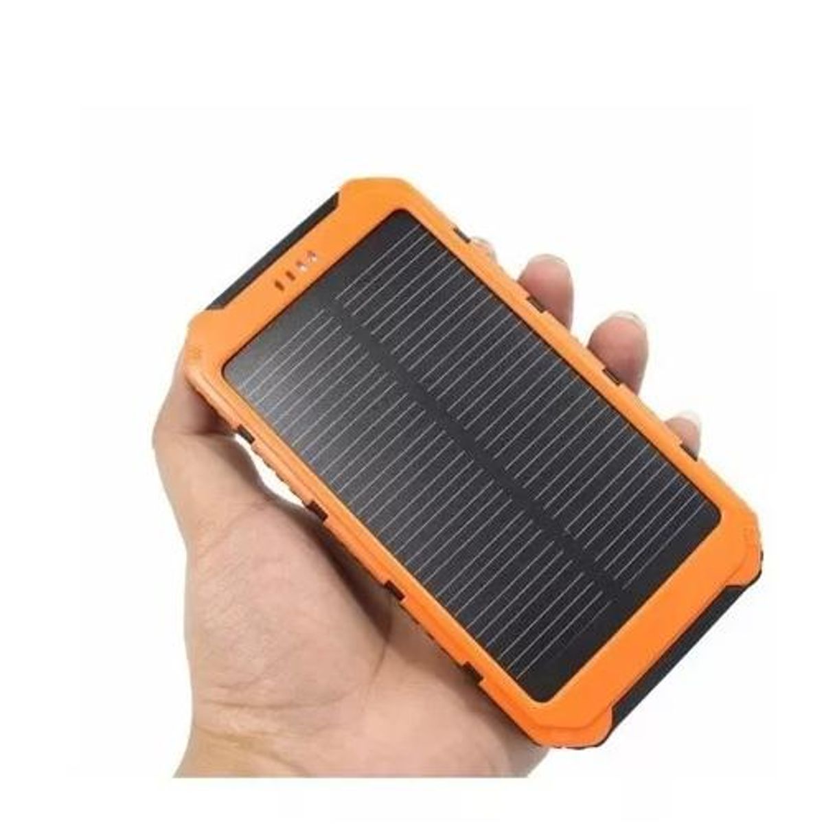 GENERICO - Power bank 11200 mAh, 3 puertos USB, indicador y linterna blanca