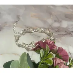 GENERICO - Pulsera plateada modelo Nyamon