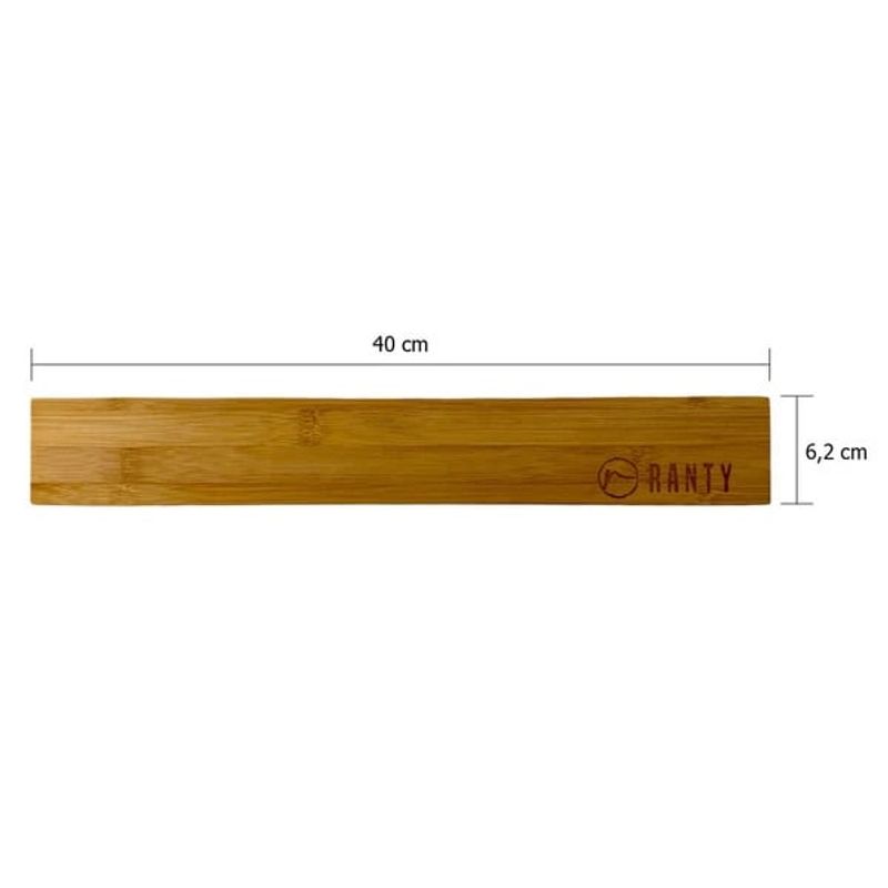RANTY - BARRA MADERA MAGNÉTICO 40cm RANTY