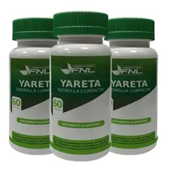 FNL - Yareta / Llareta 3 Frascos 180 Capsulas 3x60 Caps. Glucosa