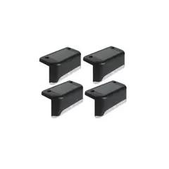 GENERICO - Pack 4 Lampara Led Aplique De Pared Solar Exterior Jardin