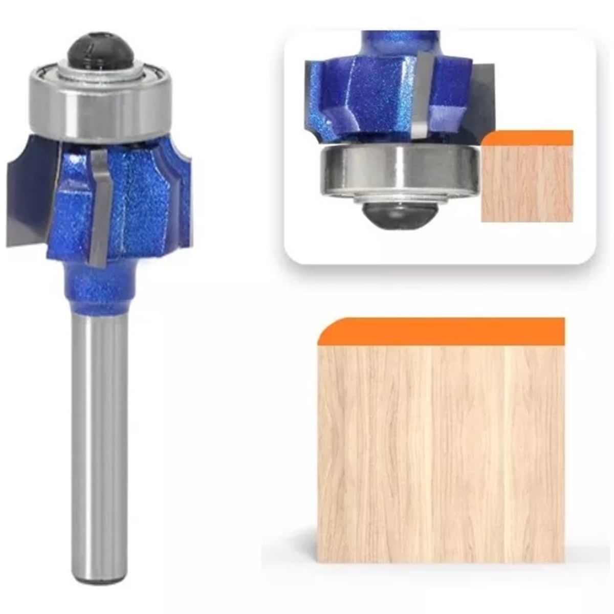 GENERICO - Fresa Madera Perfiladora De Tapacanto  2 mm Toma ¼