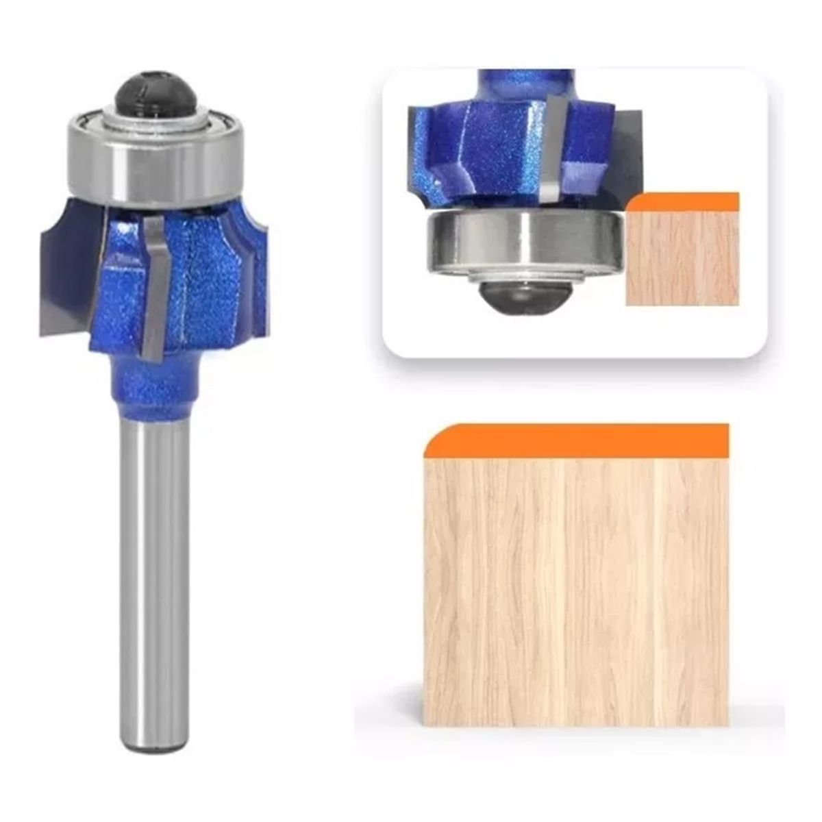 GENERICO - Fresa Madera Perfiladora De Tapacanto  2 mm Toma ¼