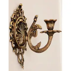 GENERICO - Candelabro de pared vintage antiguo