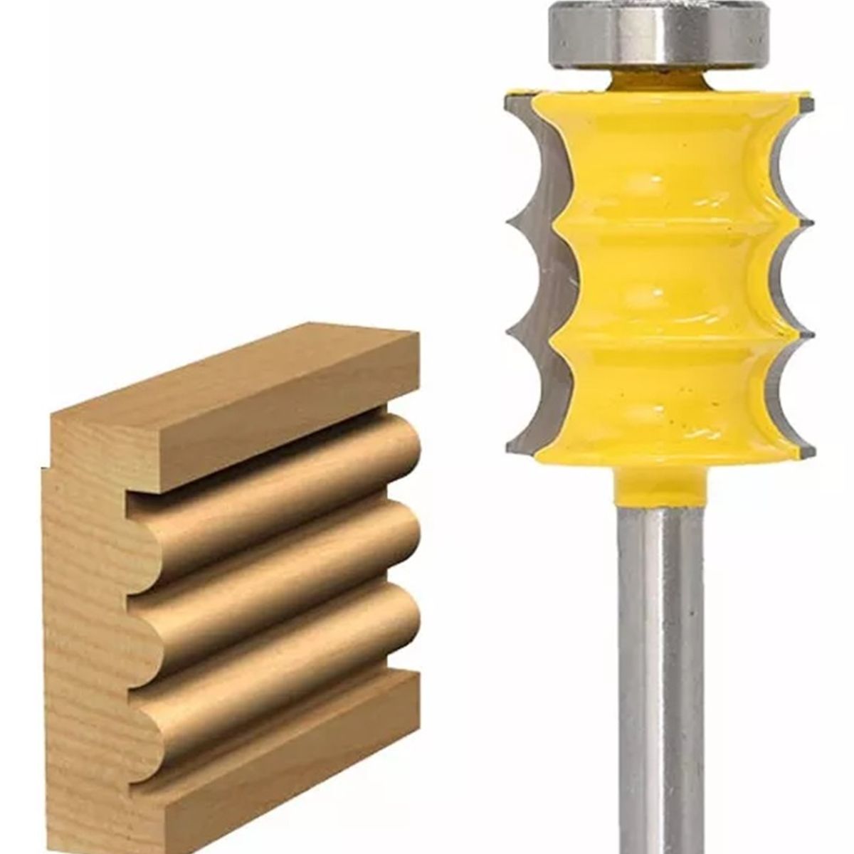 GENERICO - Fresa Madera Moldura Copiadora Tablero Toma ¼ Tenon