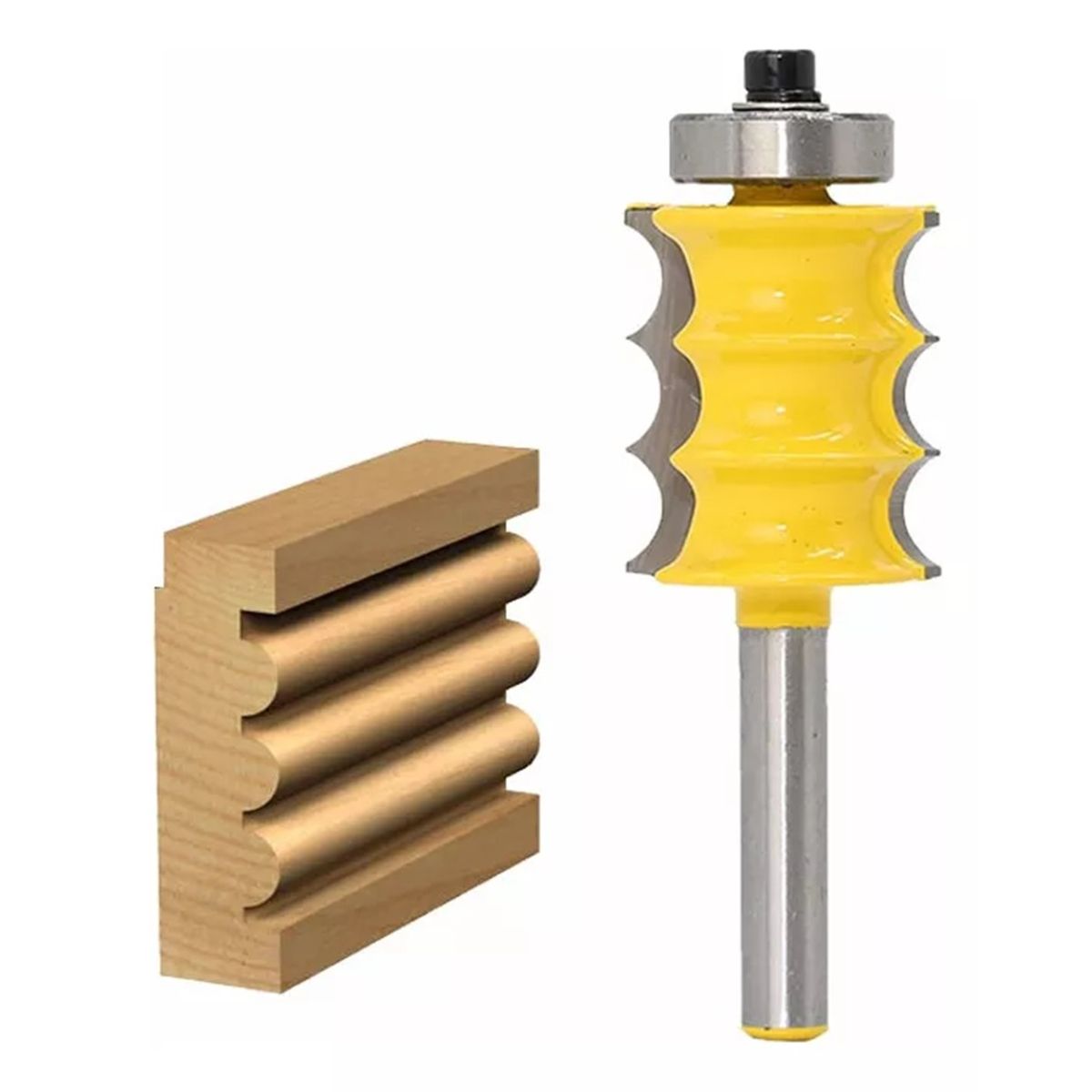 GENERICO - Fresa Madera Moldura Copiadora Tablero Toma ¼ Tenon