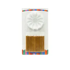 GENERICO - VELA GLITTER DORADO X24