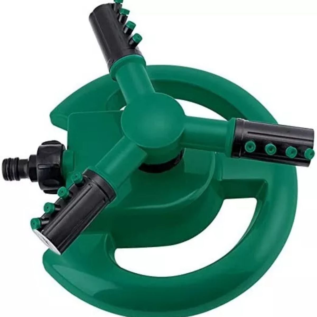 GENERICO - Aspersor De Riego Rociador De Agua Gira 360° 3 Brazos Jardín