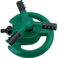 Aspersor De Riego Rociador De Agua Gira 360° 3 Brazos Jardín