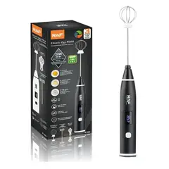 GENERICO - Batidora Electrica Espumador Recargable Raf 20w 3 En 1