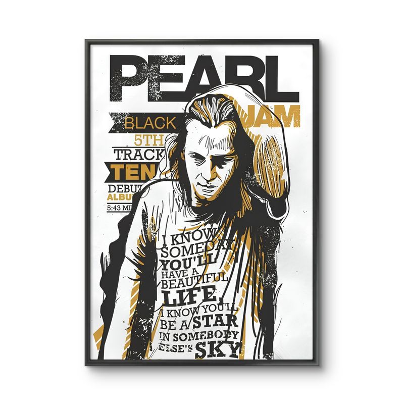 GENERICO - Cuadro decorativo Pearl Jam