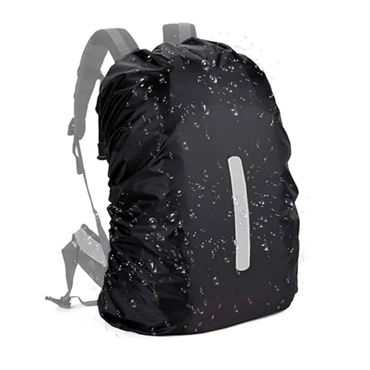 GENERICO - Funda Cubre Protector Mochila Impermeable Reflectante XL