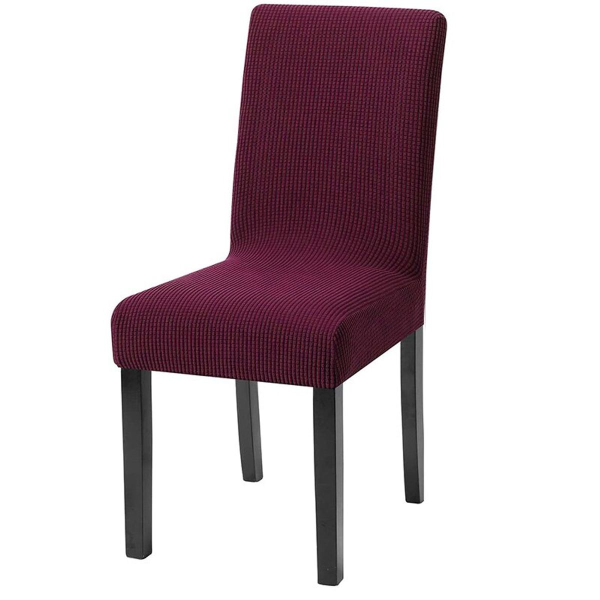 GENERICO - Pack de 8 fundas para Sillas de comedor, de tela CUADRILLE