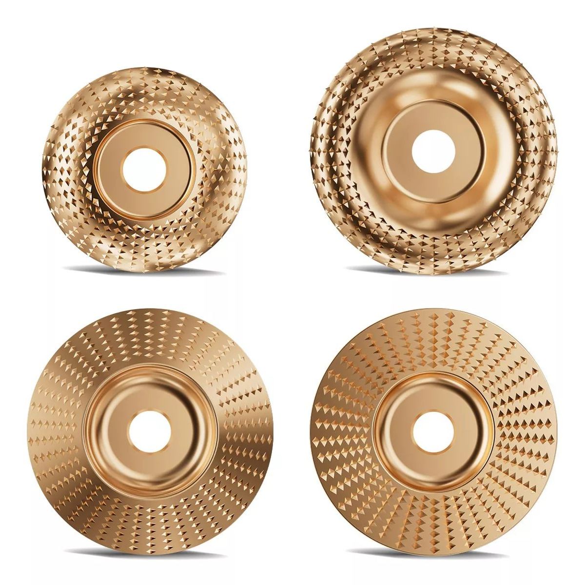 KUANGYE - Disco Desgaste De Madera Estándar 16 Mm Lijado Esmeril 4pcs