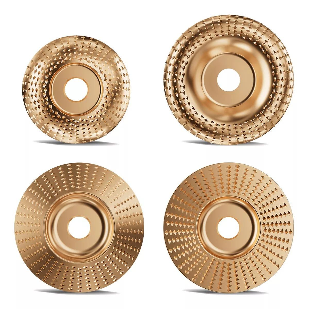 KUANGYE - Disco Desgaste De Madera Estándar 16 Mm Lijado Esmeril 4pcs