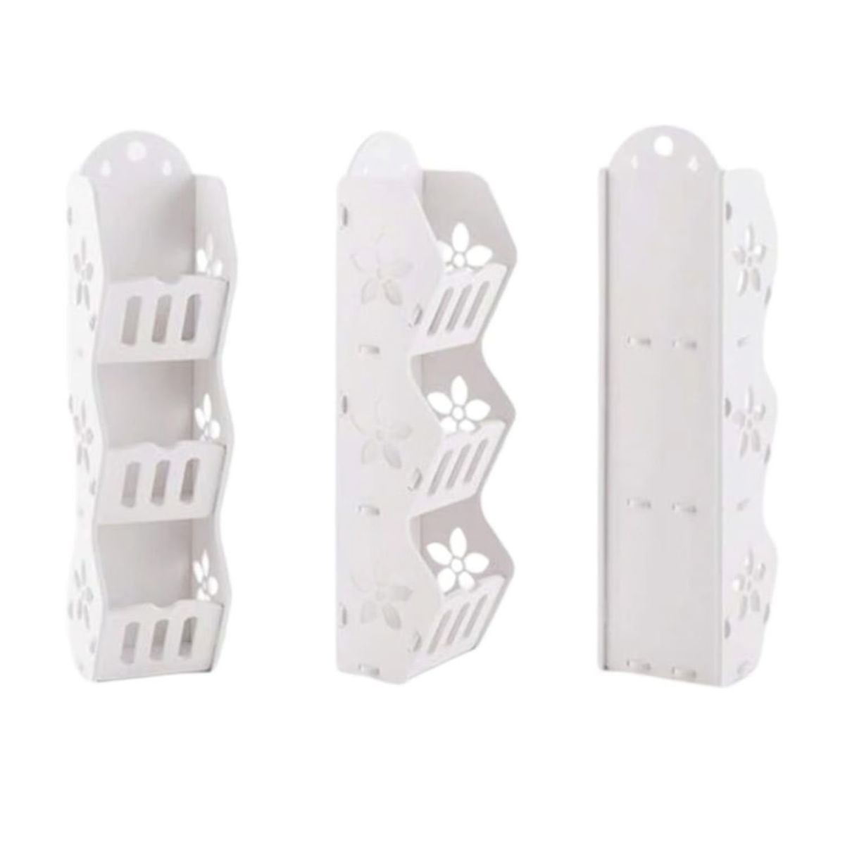 GENERICO - Estante Flotante 3 Niveles Pared Baño Dormitorio Cocina 45cm