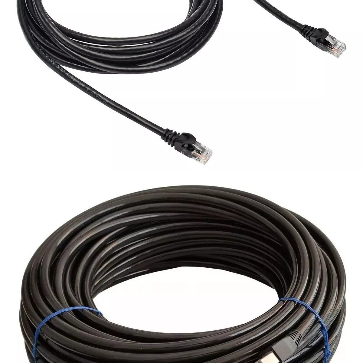 KUANGYE - Cable De Red Cat6 Rj45 De 50 Metros Para Exterior Armado