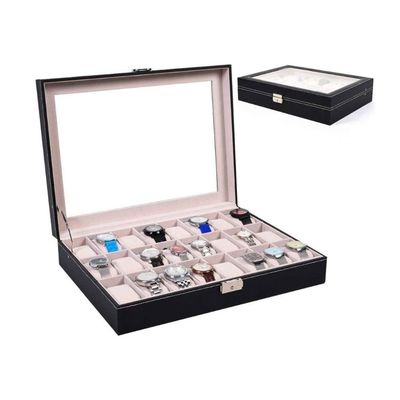Imagen 2 del producto Organizador Estuche Caja para 24 Reloj Exhibidor de Elegantes joyas
