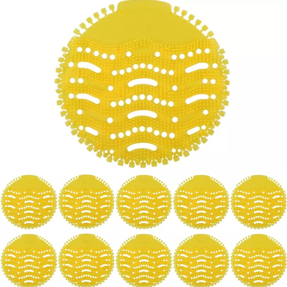 KUANGYE - Pack De 10 Tapete Urinario ( Color Amarillo)