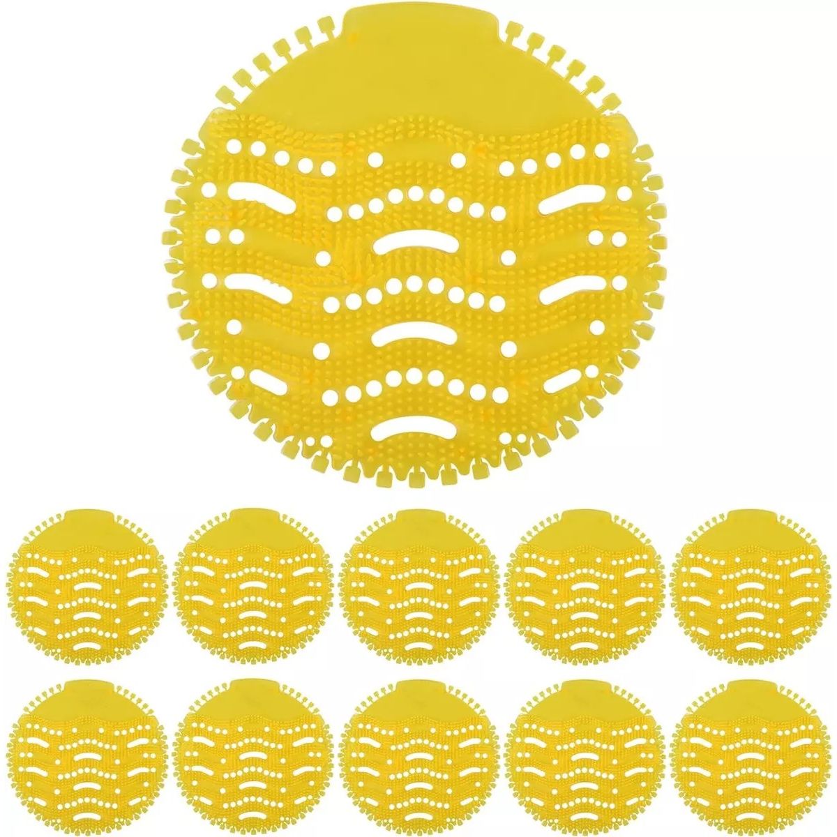 KUANGYE - Pack De 10 Tapete Urinario ( Color Amarillo)