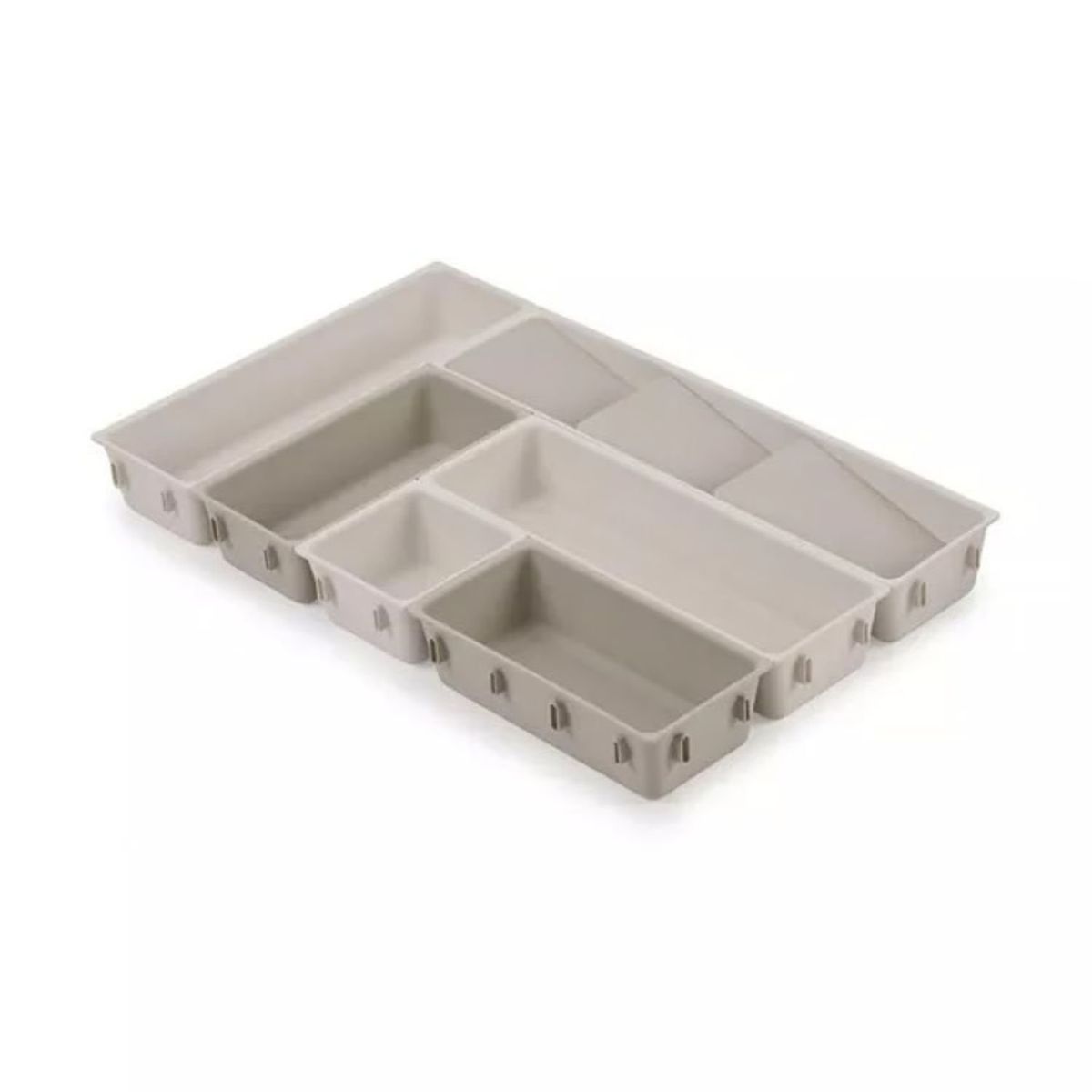 GENERICO - Caja Organizador Maquillaje 7 Divisores Cajon Accesorio